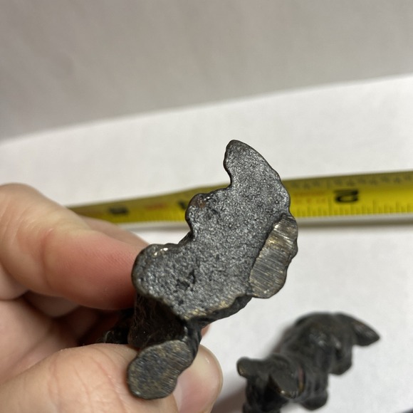 Vintage Hubley? Scottie Dog Lot Of 3 Paperweight Figurines Scottish Terrier - Picture 4 of 12